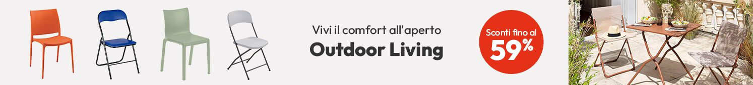 Arredo esterni - vivi il tuo comfort all'aperto sconti fino al 59%