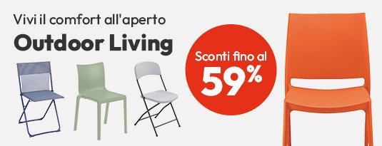Arredo esterni - vivi il tuo comfort all'aperto sconti fino al 59%