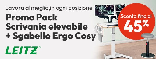 Scrivanie elevabili Leitz sconto fino al 45%