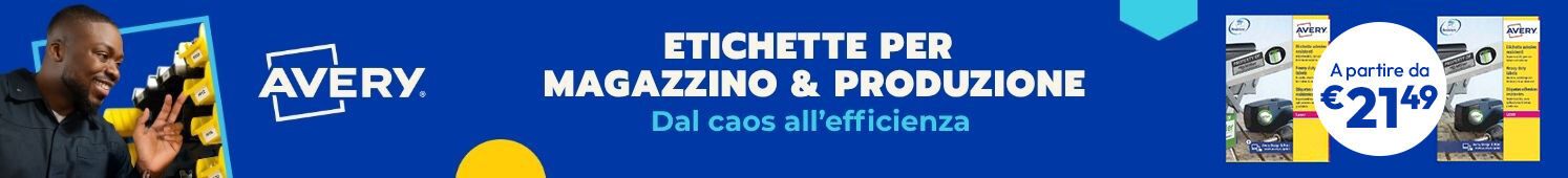 Avery Magazzino&Produzione a partire da €21,49 per conf.