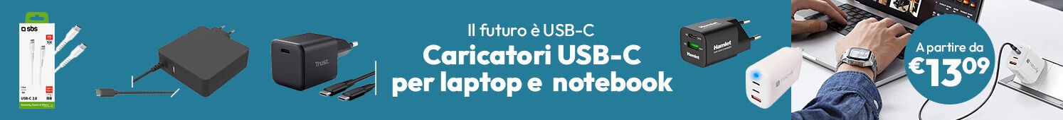 Caricatori USB-C per laptop e notebook a partire da €13,09