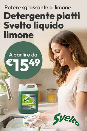 Detergente piatti Svelto liquido da 5lt a partire da € 15,49