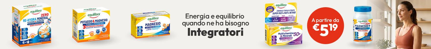 Integratori: energia ed equilibrio quando ne hai bisogno a partire da €5,19
