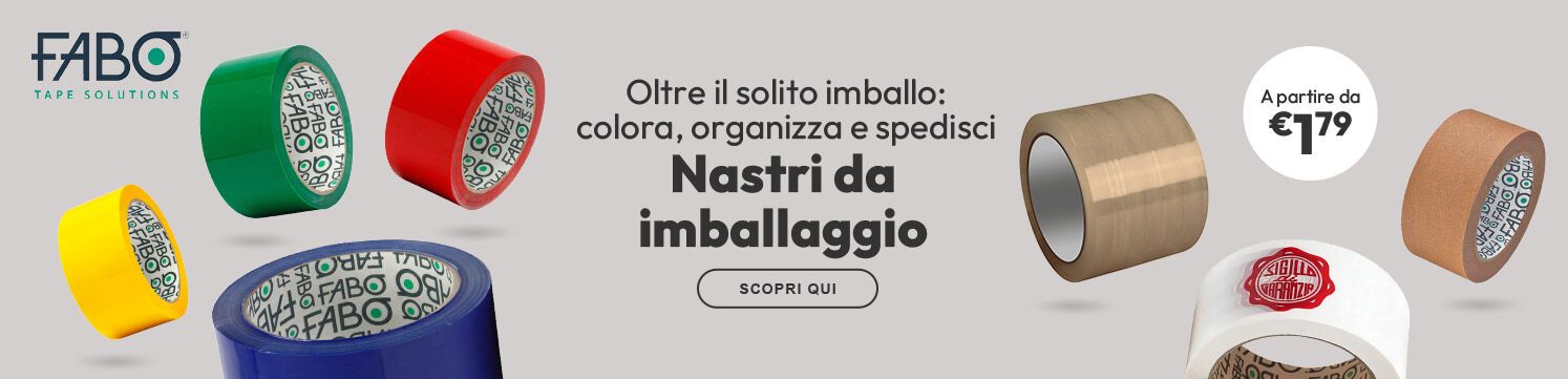 Nastri da imballaggio Fabo a partire da €1,79