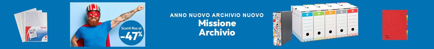Missione Archivio con sconti fino al 47%