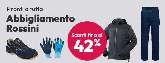 Abbigliamento Rossini sconti fino al 42%
