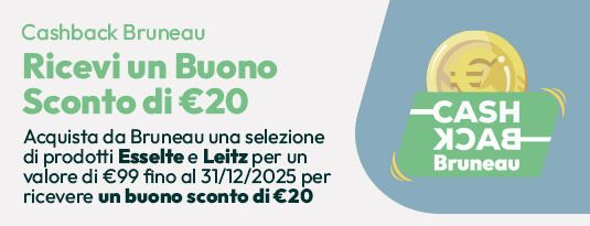 Cashback Bruneau Sconto €20 per un acquisto di prodotti Esselte o Leitz del valore min. di € 99