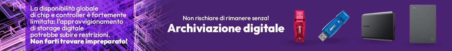 Archiviazione digitale - non rischiare di rimanere senza!