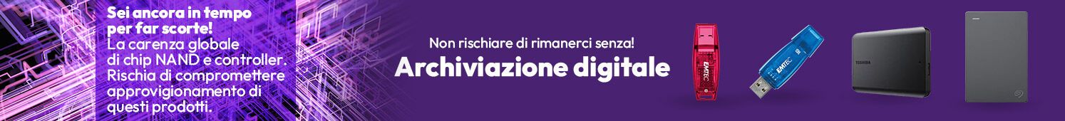 Archiviazione digitale - non rischiare di rimanerci senza!