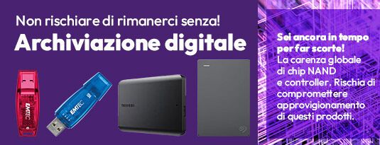 Archiviazione digitale - non rischiare di rimanerci senza!