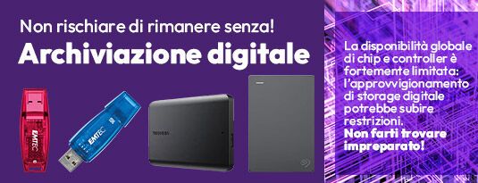 Archiviazione digitale - non rischiare di rimanere senza!