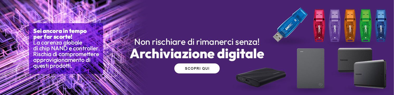 Archiviazione digitale - non rischiare di rimanerci senza!