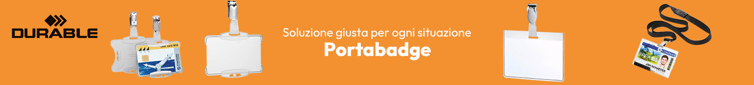 Portabadge Durable - soluzione giusta per ogni situazione