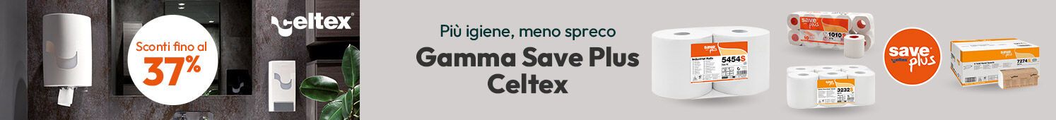 Save Plus Celtex: più igiene meno spreco! Sconti fino al 37%