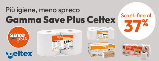 Save Plus Celtex: più igiene meno spreco! Sconti fino al 37%