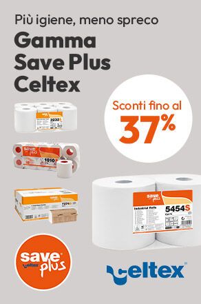 Save Plus Celtex: più igiene meno spreco! Sconti fino al 37%