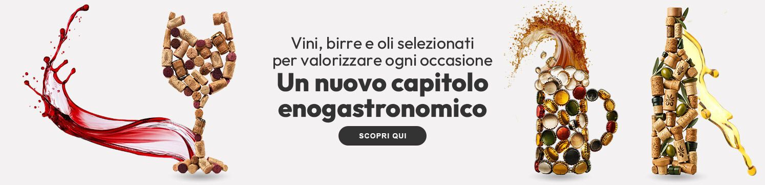 Un nuovo capitolo enogastronomico: vini, birrre e oli selezaionti