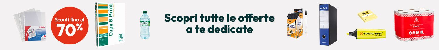Offerte di Benvenuto - Scopri le offerte a te dedicate