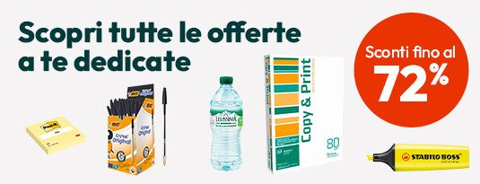 Offerte di Benvenuto - Scopri le offerte a te dedicate