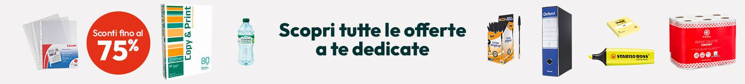 Scopri tutte le offerte a te dedicate