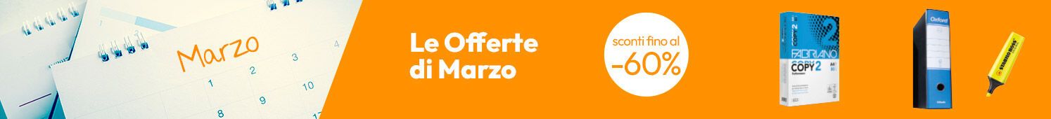 Le Offerte di Marzo con sconti fino al 60%