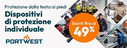 Protezione dalla testa ai piedi con i dispositivi di protezione individuale Portwest