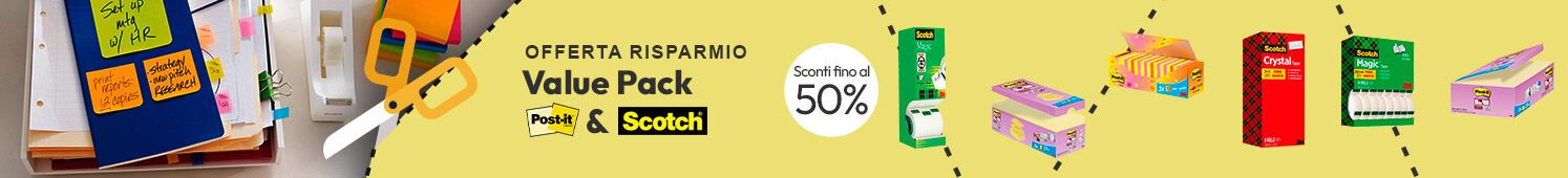 Promo value pack Post-it & Scotch