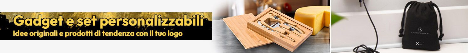 Gadget e set personalizzabili - Idee originali e prodotti di tendenza