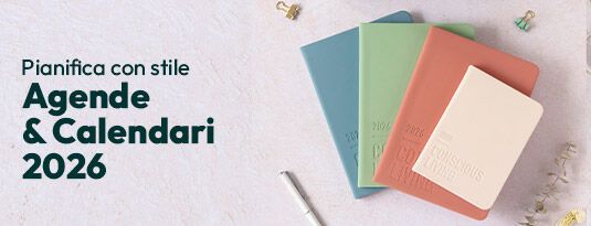 Agende & Calendari 2026: pianifica con stile i tuoi impegni!