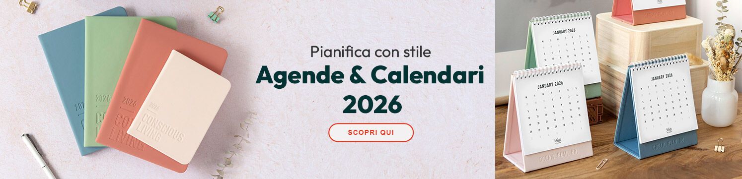 Agende & Calendari 2026: pianifica con stile i tuoi impegni!