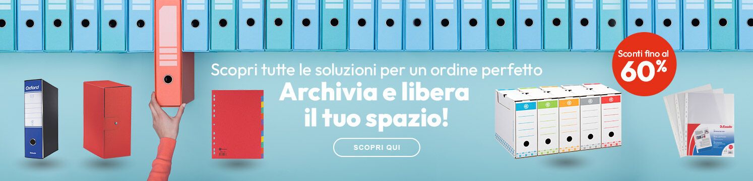 Speciale Archivio con sconti fino al 60%