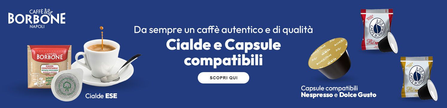 Cialde e capsule comptabili Caffè Borbone