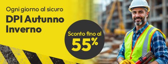 DPI Autunno / Inverno con sconti fino al 55%