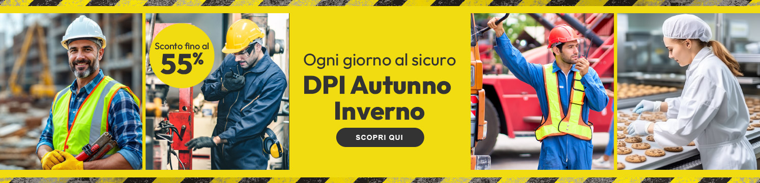 DPI Autunno / Inverno con sconti fino al 55%