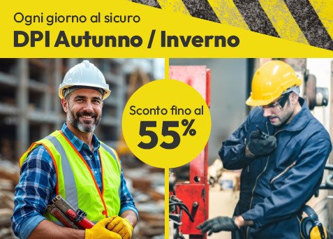 DPI Autunno / Inverno con sconti fino al 55%