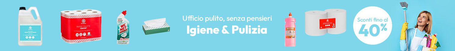 Igiene & Pulizia con sconti fino al 40%