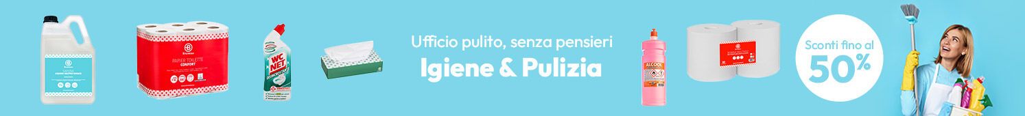 Igiene & Pulizia con sconti fino al 50%