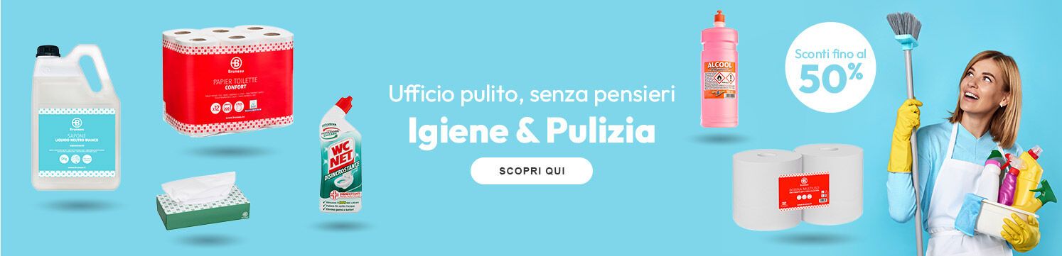 Igiene & Pulizia con sconti fino al 50%