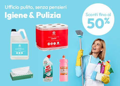 Igiene & Pulizia con sconti fino al 50%