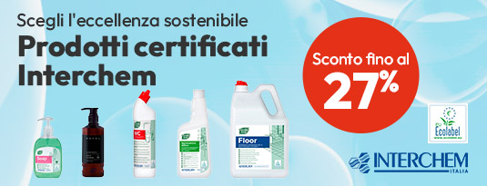 Prodotti certificati Interchem sconto fino al 27%