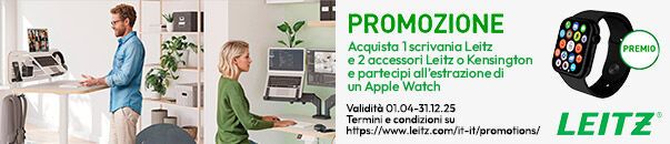 Acquista una scrivania Leitz e 1 accessorio e vinci un Apple Watch!