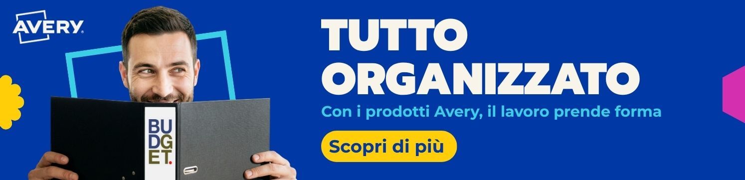 Etichette Avery il lavoro prende forma