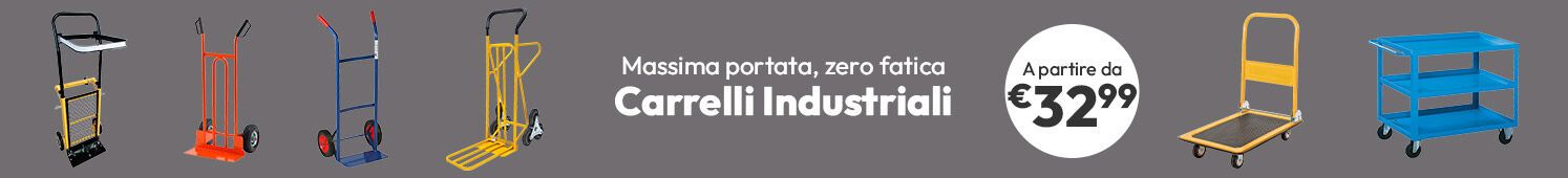 Carrelli Industriali a partire da €32,99