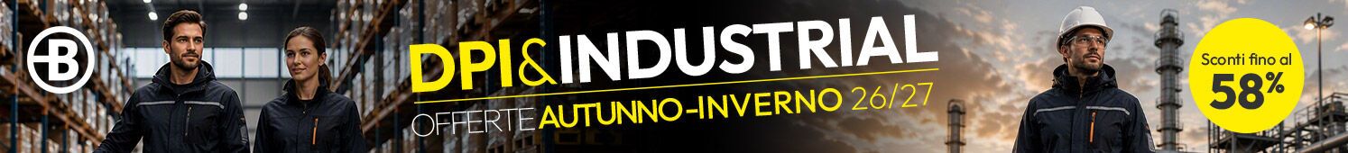 DPI Industrial Autunno Inverno sconti fino al 58%