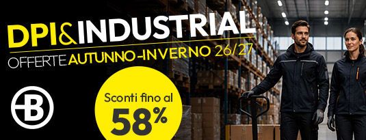 DPI Industrial Autunno Inverno sconti fino al 58%
