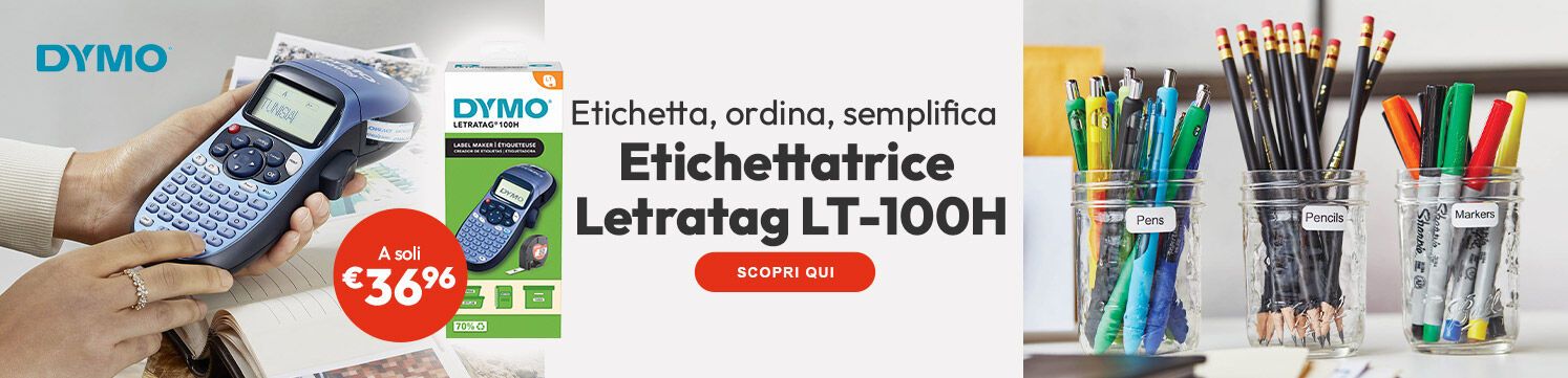 Etichettatrice Letratag LT-100H a soli € 36,39