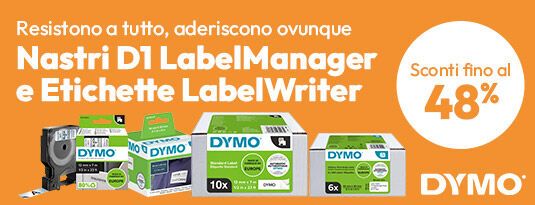 Nastri LabelManager e Etichette LabelWriter sconti fino al 48%