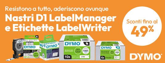 Nastri LabelManager e Etichette LabelWriter sconti fino al 49%
