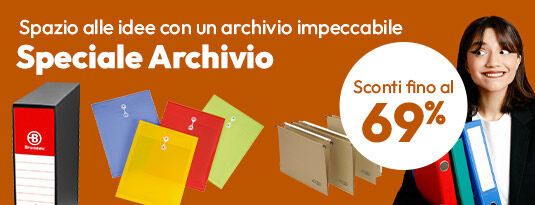 Speciale Archivio con sconti fino al 69%