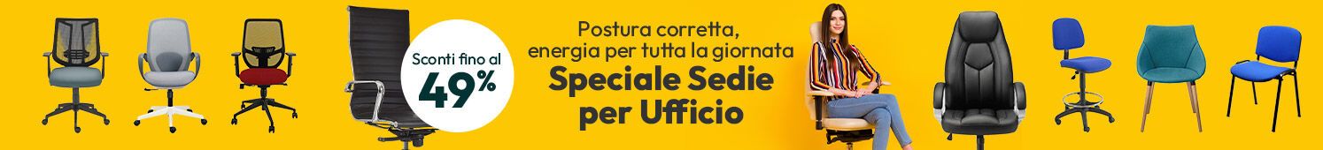Speciale Sedie Ufficio sconti fino al 49%
